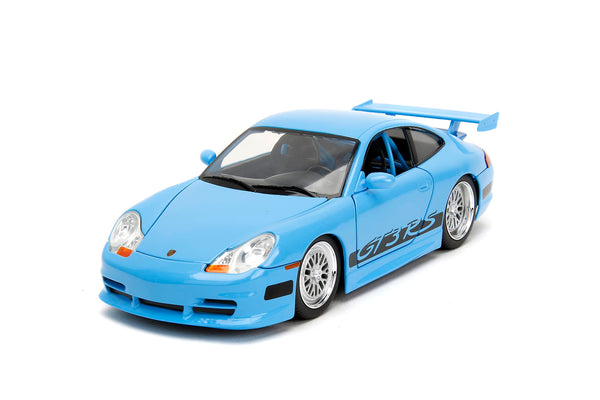 Jada Toys Fast & Furious Brian's Porsche 911 GT3 RS 1:24 Die-cast Car, Toys for Kids and Adults