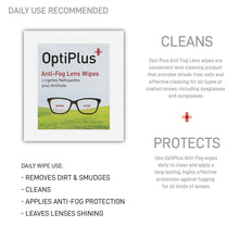 OptiPlus Anti Fog Wipes (200 Count (Pack of 1))