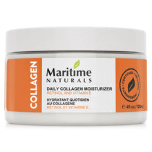 Maritime Naturals Daily Collagen Moisturizer, Retinol Cream, Collagen, Jojoba Oil, & Vitamin E, Face Cream for Women & Men, Made with Organic Ingredients, 120 ml