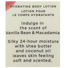 Vanilla Bean & Macadamia Natural Hydrating Body Lotion for Women - 8 oz Body Lotion (VictoriaSecret)