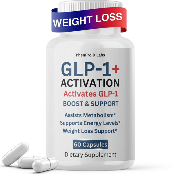 GLP-1 supplement for weight loss, Activates and Boost Natural GLP Production - 60 Capsules (30 Servings)