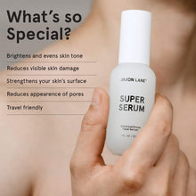 SUPER SERUM Anti Aging Serum for Face: 5% Niacinamide Serum, Bakuchiol Serum, Vitamin C Face Serum for Men Korean Skin Care Tranexamic Acid Textured skin treatment, Pore Minimizer Serum JAXON LANE 1oz