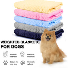 LaSyL Weighted Blanket for Pets | Thunder Blanket for Dogs Anxiety | Premium Soft Minky | Relaxation & Calming & Anti Anxiety | Used in Car, Bed, Couch | Dark Grey, Washable Large 102 x 120 cm