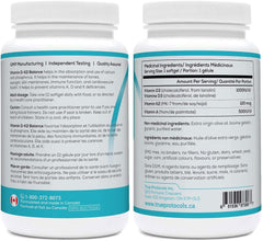 TRUE PROTOCOLS - Muscle Protocol (2 items) - Magnesium Balance & Vitamin D-K2 Balance - Bioavailable Capsules for Optimal Muscle Function, Bone Health, Stress Relief, and Sleep - 100% Non-GMO Supplements