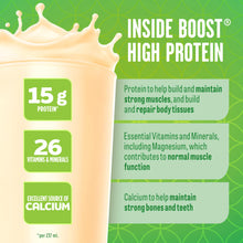 BOOST 15 g High Protein Meal Replacement Drink, Vanilla, 237 ml, 6 Counts ( Pack Of 4 )