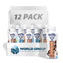 Fairlife High Protein Shake Bottles 12 pk - Vanilla & Chocolate- 2g Sugar, 150 Calories, 8 Naturally Occurring Vitamins & Minerals - Perfect for Fitness Enthusiasts and Weight Watchers