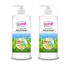 Pink Solution 1L Dish & Hand Soap (2 pack) (Unscented)