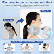 Relief Expert Soft Neck Brace with Neck Ice Pack Wrap, Breathable Cervical Collar with Reusable Hot and Cold Therapy Gel Pack, Adjustable Neck Support Brace for Women and Men, Posture Correct (Gray)