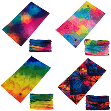 Outdoor Multifunctional Sports Headbands Magic Bandanas Seamless Scarf Headscarves(12pcs-Colourful series1)