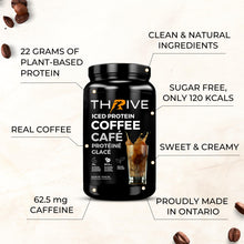 Protein Coffee | Thrive Protein | Vegan, 22g Protein, 100% Natural Ingredients | 1kg Protein Powder (33 servings)