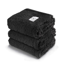 Luciphia 1 Pack 3 Blankets Fluffy Premium Fleece Pet Blanket Soft Sherpa Throw for Dog Puppy Cat Black Large(41 * 31