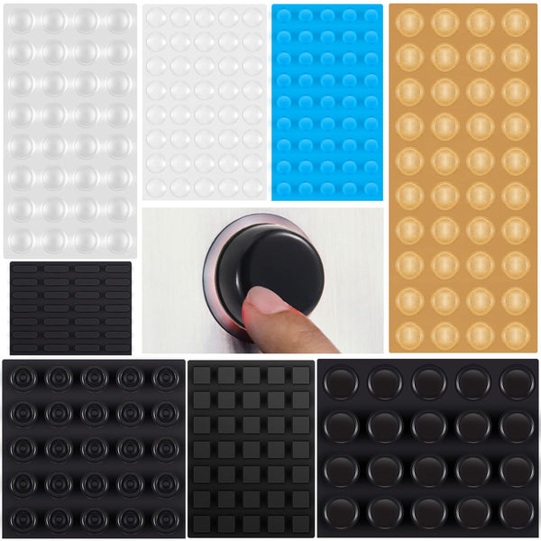 Leinuosen 300 Pcs Mixed Bump Dots for Visually Impaired, Adhesive Dots Braille Stickers for Low Vision Blind, Mixed Sizes and Colors, 8 Styles