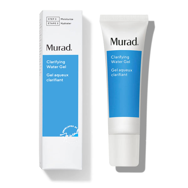 Murad Clarifying Water Gel - Non-Comedogenic Light Gel Moisturizer for Face, Neck & Chest - Facial Skin Care Product Hydrates with Non-Greasy Finish, 60ml