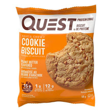 Quest Nutrition Peanut Butter Protein Cookie, High Protein, Low Sugar, High Fibre, Keto Friendly, 15g Protein, 1g Sugar, 12ct