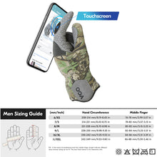 Vgo 0°C/32°F Winter Men's Lightweighted Lined Work Gloves for Light Duty Works,Warehouse,Landscaping,Washable(L,Camouflage,SL7717FW)