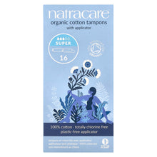 Natracare Tampons Super with Applicator 16 Ct (Pack of 3)