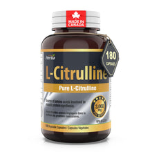 Herba L-Citrulline Capsules 750mg – 180 Vegetable Capsules | 3,000mg Per Serving | Pure L Citrulline Nitric Oxide Supplement | NPN from Health Canada | Made & 3rd Party Tested in Canada