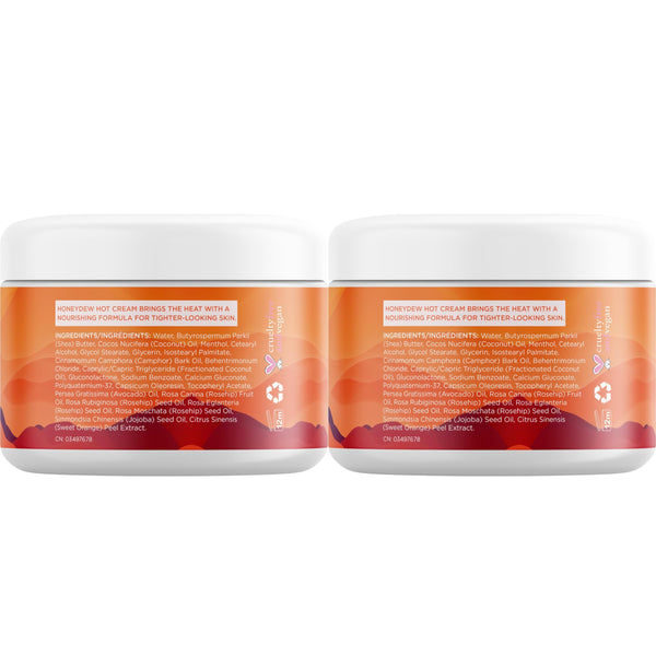 Premium Hot Cream Workout Enhancer - Ultra Moisturizing Cellulite Cream for Thighs and Belly with Camphor Oil and Shea Butter - Firming Body Lotion for Women and Men with Essential Oils - 2 Pack