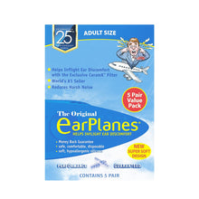 New Super Soft Adult EarPlanes® Ear Plugs Airplane Travel Ear Protection 5 Pair New Super Soft Adult EarPlanesÂ Ear Plugs Airplane Travel Ear Protection 5 Pair