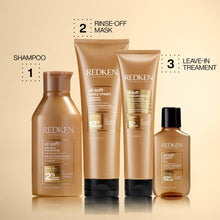 Redken Hair Treatment, With Argan Oil, Deep Conditioning, Frizz Control, Moisturizes Dry, Brittle Hair, Softer, Smoother, All Soft Heavy Cream, 8.5 fl.oz./250ml