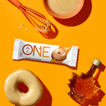 ONE Protein Bars, Maple Glazed Doughnut, Gluten Free Protein Bars with 20g Protein and only 1g Sugar, Snacking for High Protein Diets, 60g (12 Pack) [Packaging May Vary]