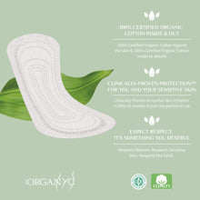 Organyc 100% Organic Cotton Feminine Panty Liners for Sensitive Skin, Light Flow(Folded), 144 Count