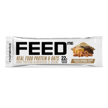 Nutrabolics Feed Bar, Salted Caramel Pecan, Real Food Protein Bar, 12 Bars