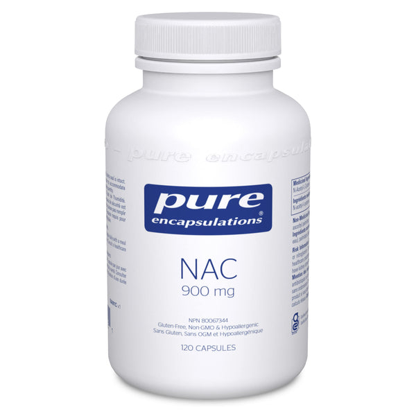 Pure Encapsulations NAC 900 mg - N-Acetyl Cysteine Amino Acid Supplement for Immune Support, Liver & Antioxidants* - 120 Capsules