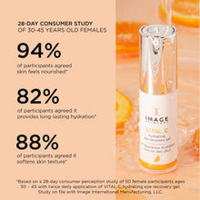 IMAGE Skincare Vital C Hydrating Eye Recovery Gel with SCT, Fresh Squeezed Oranges, 0.5 oz.