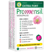 Promensil Extra Strength | Menopause Supplement with Red Clover | Severe Symptom Relief & Natural Multi-Symptom Support | Reduces Hot Flashes, Night Sweats | Improves Bones & Heart Health | 2 Month Supply | 80mg, 60 Tablets