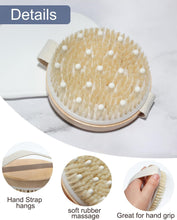 Xuduvay Dry Brushing Body Brush,Dry Brush,for Lymphatic Drainage, Dry Skin, Cellulite, Blood Circulation with Massage Nodes Exfoliating Body Scrubber (4.3inch*4.3inch, 2, Count)