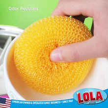 Lola 378 Plastic Mesh Scourer, 18-Pack