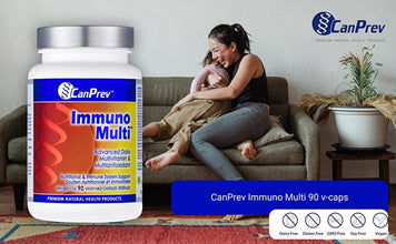 CanPrev Immuno Multi, 90 Veg Caps, 30-Day Supply - Vegan and Non-GMO - Daily Multivitamin with N-Acetyl-Cysteine and 21 Essential Nutrients, Balanced Formula - Includes 10 Antioxidants for Vitality