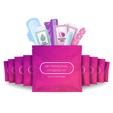 Pink Style Menstrual Kit All-in-One 10 Pack | Convenience on The Go | Period Kit Pack for Travelling, Tweens & Teenagers or just When You’re Out | Individually Wrapped Feminine Hygiene Product