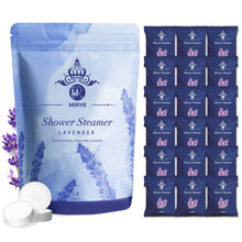 Shower Steamers Aromatherapy - 18-Pack XL Lavender Shower Bombs with Essential Oils, Personal Care and Relaxation Birthday Valentines Day Gifts for Women and Men