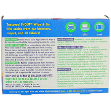 Shout Wipe & Go Instant Stain Remover Wipes 12 ea (Pack of 5)