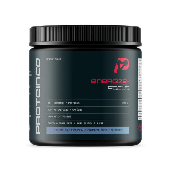 ProteinCo | Energize+ | 60 Servings | Energy Drink Powder Formula | BCAA & L-Tyrosine | Concentration & Focus |