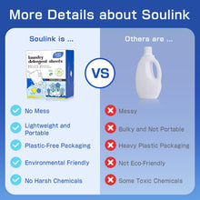 Soulink Laundry Detergent Sheets, 480 Loads (2 Pack) - Eco-Friendly, Plant-Based, Hypoallergenic, No Plastic Jug, Fresh Linen Scent