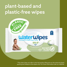 WaterWipes Plastic-Free Textured Clean, Toddler & Baby Wipes, 99.9% Water Based Wipes, Unscented & Hypoallergenic for Sensitive Skin, 720 Count (12 packs), Packaging May Vary