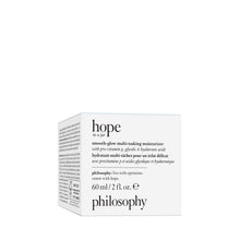 PHILOSOPHY hope in a jar smooth-glow moisturizer 60ml, multi-tasking moisturizer with pro-vitamin p, glycolic & hyaluronic acids