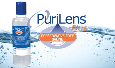 PuriLens Plus Preservative Free Saline Twelve 4-fl. oz(120-mL) Bottles