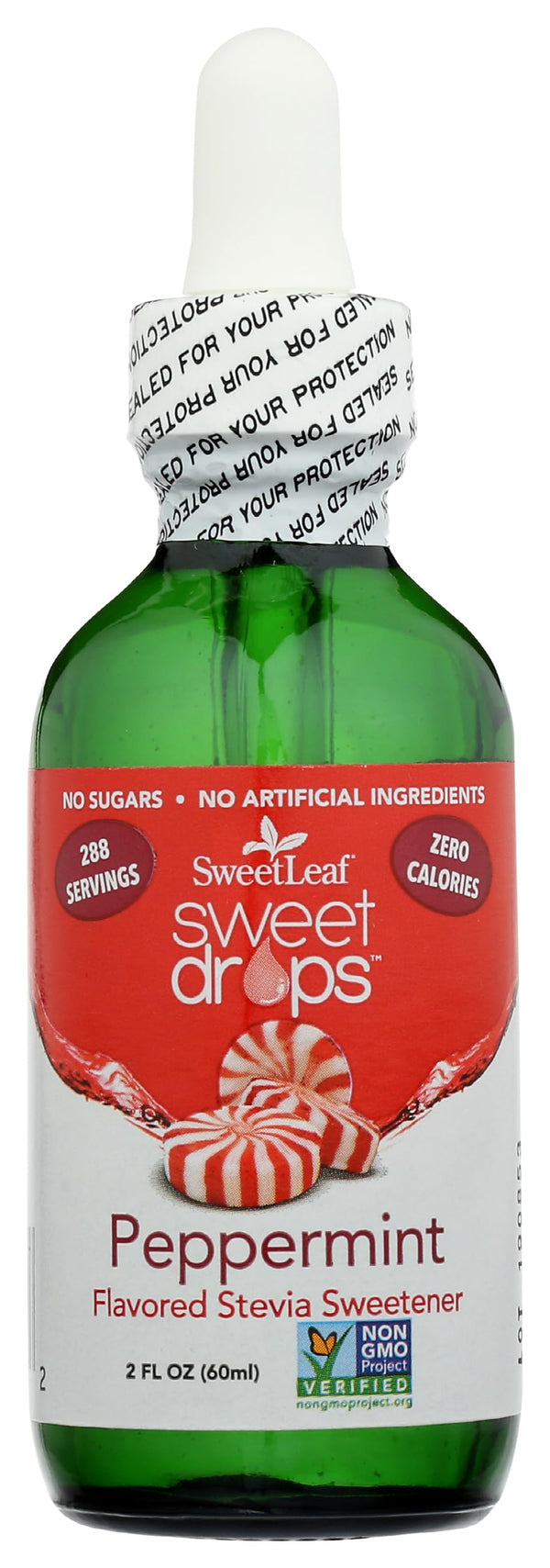 SweetLeaf Sweet Drops Liquid Stevia Sweetener, Peppermint, 2 Ounce