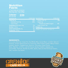 Grenade Carb Killa Bar, Chocolate Chip Cookie Dough, 12 Count