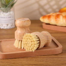 Nuenen 20 Pcs Bamboo Dish Scrub Brushes Wooden Cleaning Scrubbers Set Kitchen Dish Brush Wood Dish Scrubber Dishwashing Brush with Natural Sisal Bristles for Cleaning Iron Pots Pans Sink Vegetables