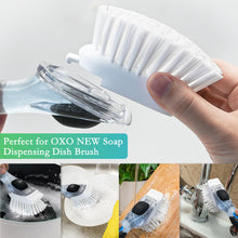 New Brush Refills for OXO New Soap Dispensing Dish Brush - 8 Pack Dish Brush Cleaning Soap Dispensing Head Replacement for Scrubber