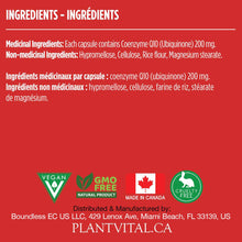 PlantVital Coenzyme Q10 - Made in Canada - 400mg (2 capsule per day) - CoQ10 Supplement - Support Cardiovascular Health with High-Potency Formula - Helps Reduce Migraine Frequency - 270 Capsules