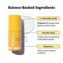 Timeless Skin Care Vitamin C Serum with Vitamin E & Ferulic Acid - 20% Vitamin C Brightening Serum - Face Serum for Oily & Dry Skin - Fragrance-Free Serum for Skin Care (30 ml (Pack of 1))