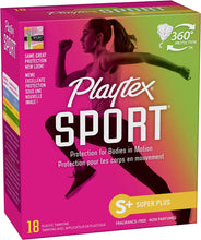 Playtex Femcare Sport Unscented Tampons - Super+: 18 Count