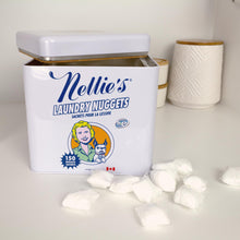 Nellie's Laundry Nuggets - 150 Loads - Fragrance-Free Pods - Plant-Based & Concentrated - Dissolves Quickly, No Residue - Mess-Free & Travel-Friendly - Safe for All Machines - (Made in Canada)