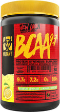 MUTANT BCAA 9.7 Supplement BCAA Powder with Micronized Amino Acid and Electrolyte Support Stack, (348g), Roadside Lemonade